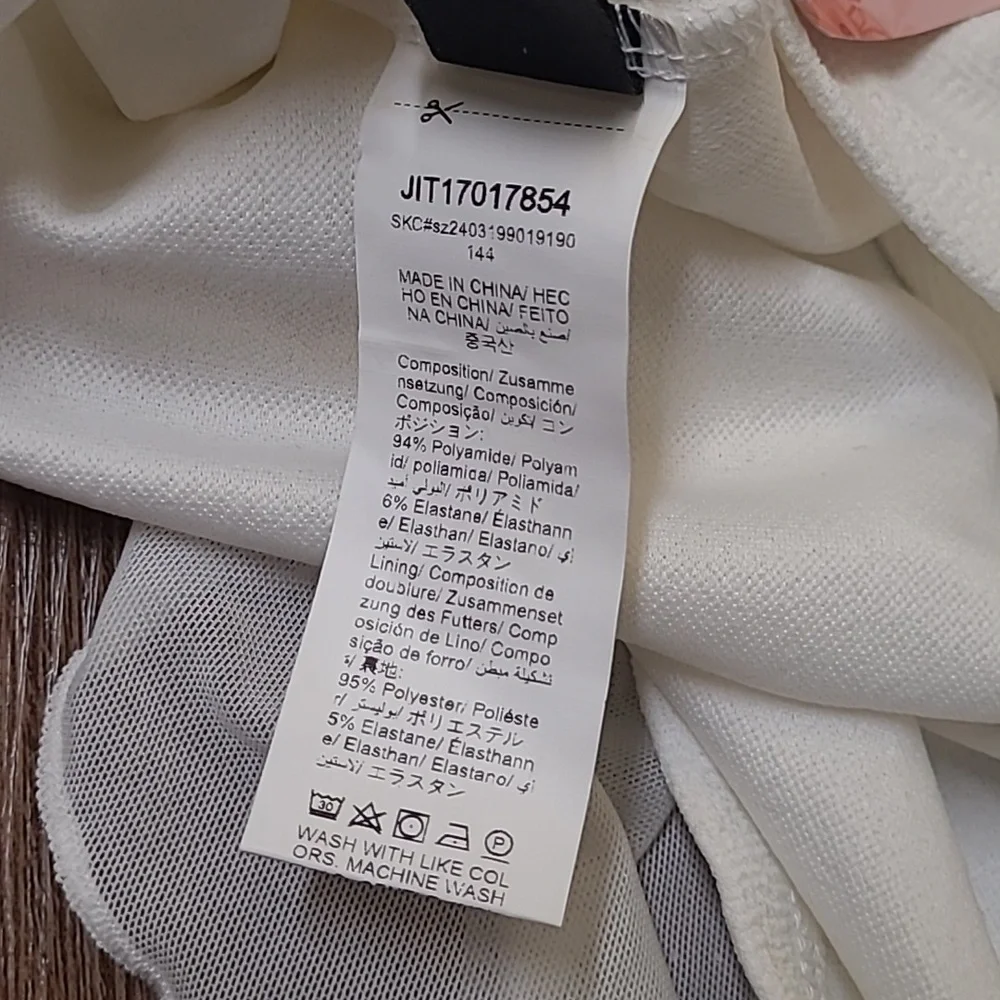 SHEIN White One-Shoulder Dress‎ zise 1XL NEW